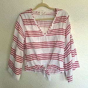 Lavender Field Striped Top